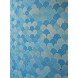 Glacier Mountain - Fish Scale mosaic tiles