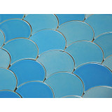 Glacier Mountain - Fish Scale mosaic tiles
