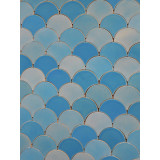 Glacier Mountain - Fish Scale mosaic tiles