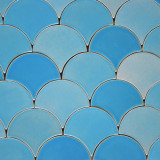 Glacier Mountain - Fish Scale mosaic tiles