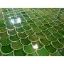 Forest Moss - Green Fish Scale Tiles