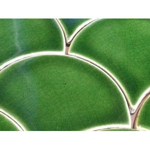 Forest Moss - Green Fish Scale Tiles