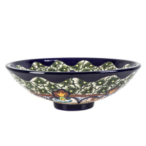 Juanetta prima - Mexican vessel sink with relief patterns