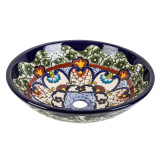 Juanetta prima - Mexican vessel sink with relief patterns