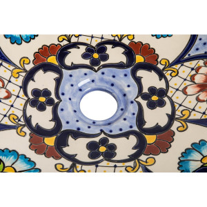 Juanetta prima - Mexican vessel sink with relief patterns