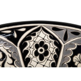 Atalaya prima - black Mexican sink with relief patterns