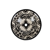 Serena prima -  tall vessel sink with relief patterns
