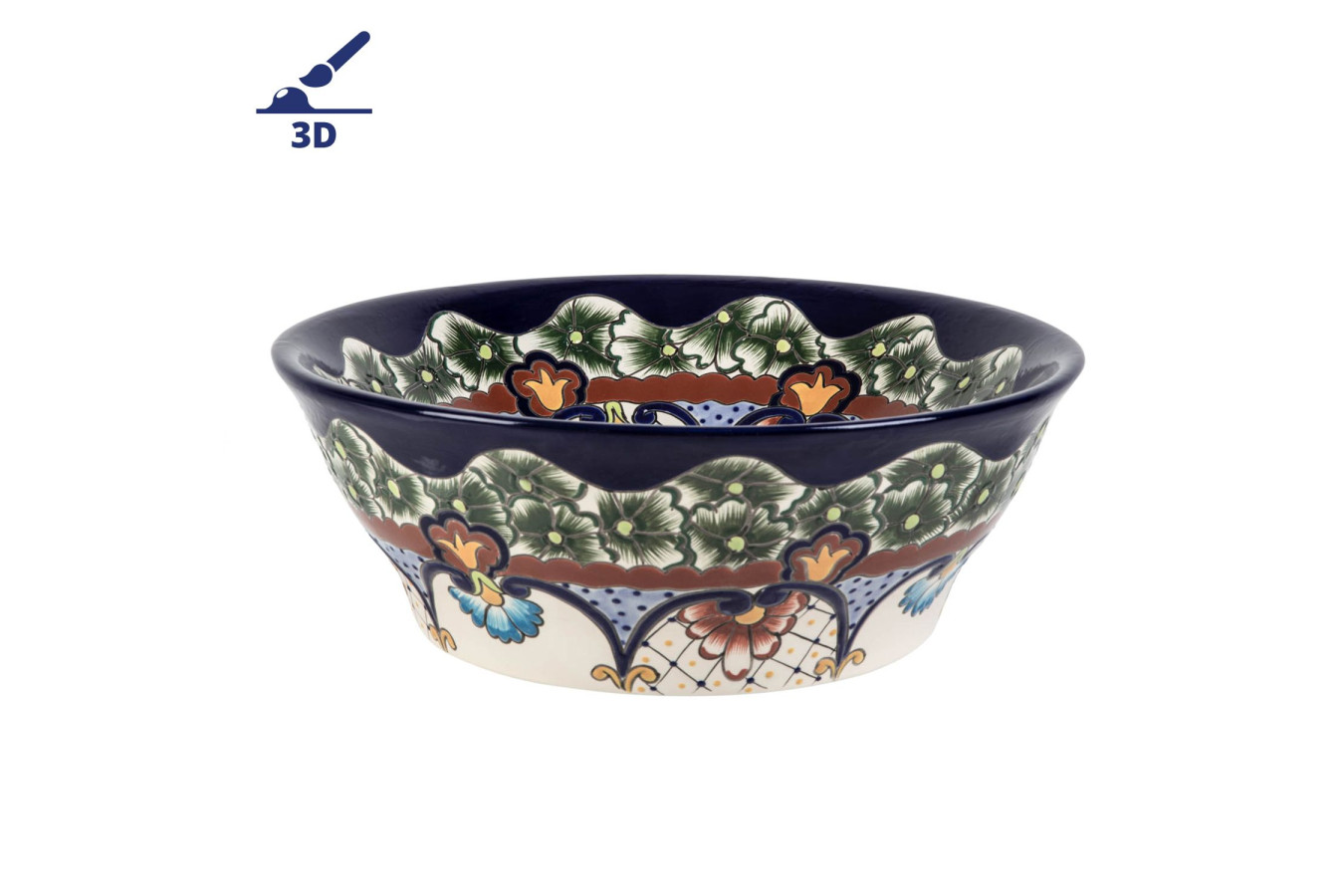 Juanetta prima - Mexican tall sink with crowned design
