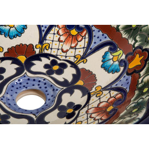 Juanetta prima - Mexican tall sink with crowned design