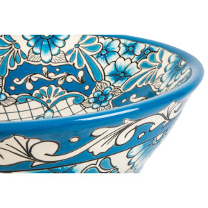 Lorena prima - tall vessel sink with crowned design