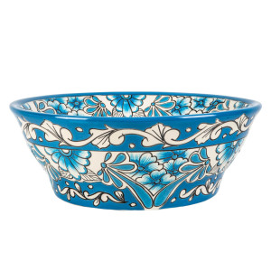 Lorena prima - tall vessel sink with crowned design