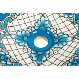 Lorena prima - tall vessel sink with crowned design