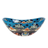 La Reina prima - Mexican washbasin with bolded pattern