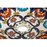 La Reina prima - Mexican washbasin with bolded pattern