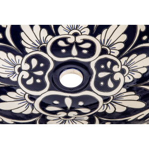 Felisa prima - Countertop washbasin decorated with bolded pattern