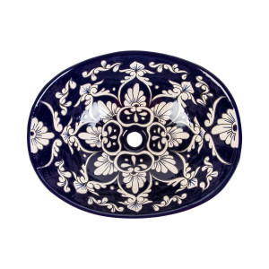 Felisa prima - Countertop washbasin decorated with bolded pattern