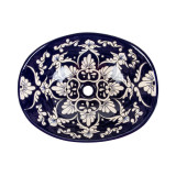 Felisa prima - Countertop washbasin decorated with bolded pattern