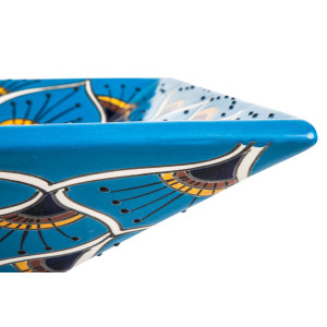 Azura prima -  turquise sink decorated with relief