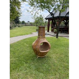 Las Cumbres - garden fireplace from Mexico - 3 vents