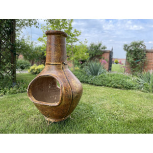 Las Cumbres - garden fireplace from Mexico - 3 vents