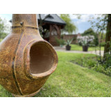 Las Cumbres - garden fireplace from Mexico - 3 vents