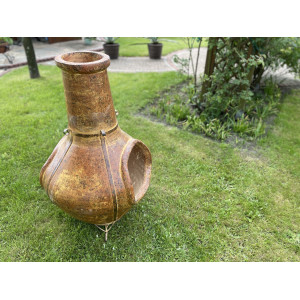 Las Cumbres - garden fireplace from Mexico - 3 vents