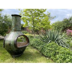 Las Cumbres - garden fireplace from Mexico - 3 vents