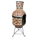 Las Derrumbadas - garden fireplace from Mexico