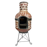Las Derrumbadas - garden fireplace from Mexico