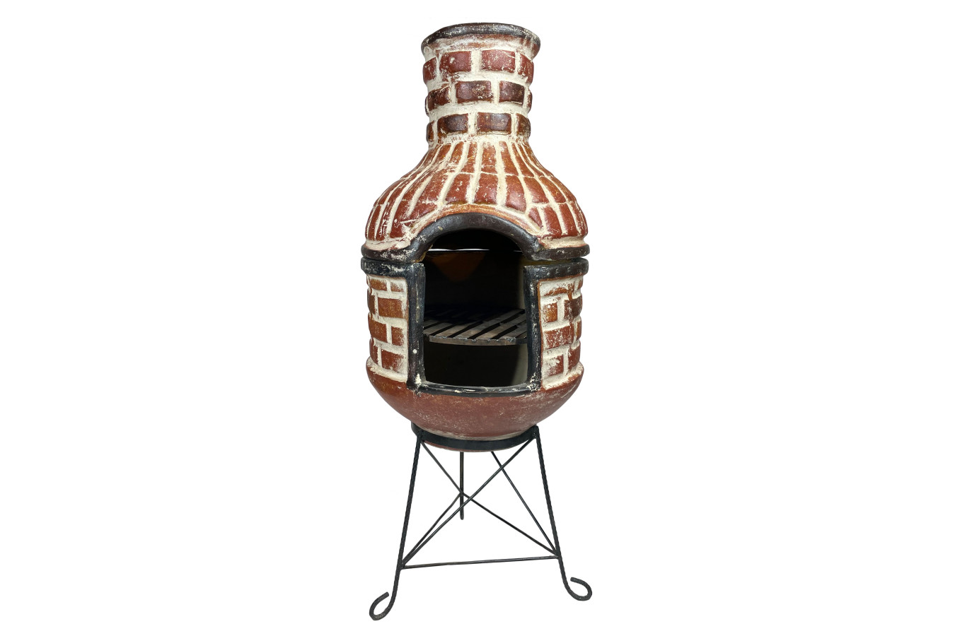 Las Derrumbadas - garden fireplace from Mexico