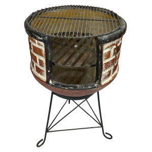 Las Derrumbadas - garden fireplace from Mexico