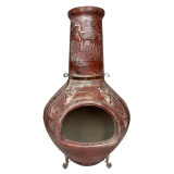 Parícutin - Chimenea clay garden fireplace