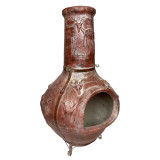 Parícutin - Chimenea clay garden fireplace
