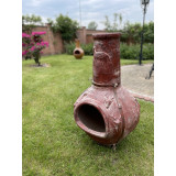 Parícutin - Chimenea clay garden fireplace