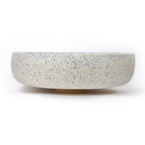 Klaudia - round white-blue sink