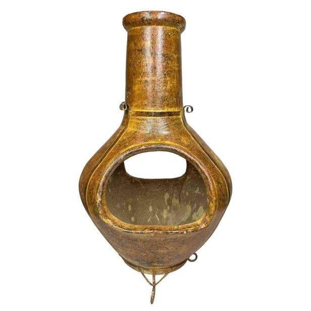 Las Cumbres - garden fireplace from Mexico - 2 holes