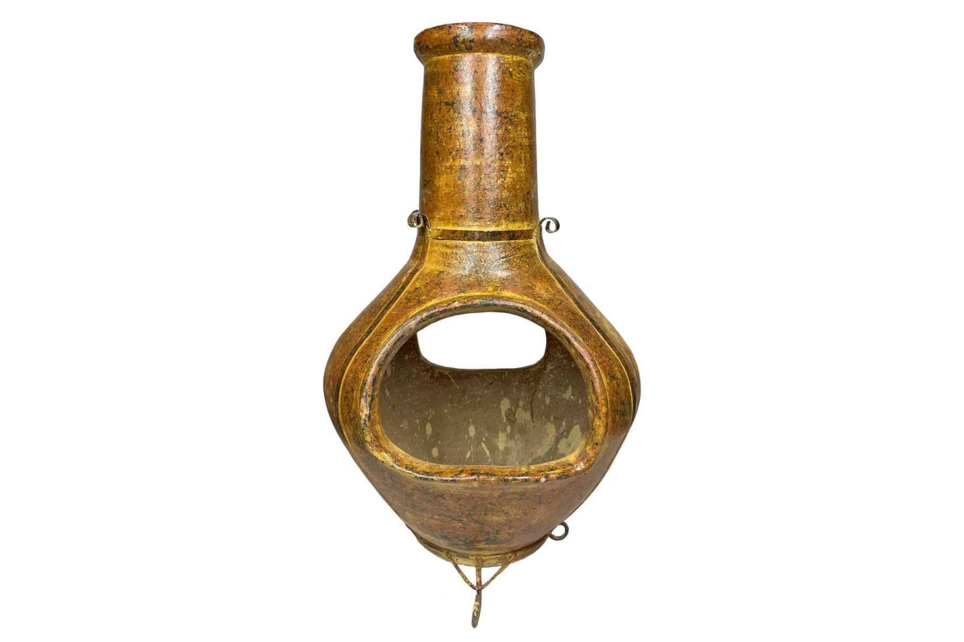 Las Cumbres - garden fireplace from Mexico - 2 holes