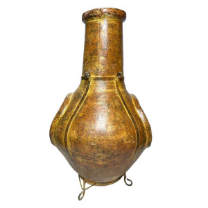 Las Cumbres - garden fireplace from Mexico - 2 holes