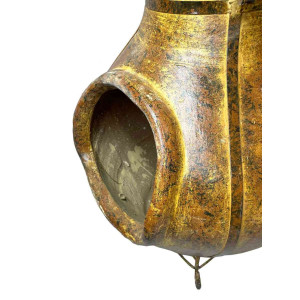 Las Cumbres - garden fireplace from Mexico - 2 holes