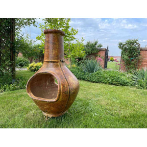 Las Cumbres - garden fireplace from Mexico - 2 holes