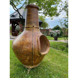 Las Cumbres - garden fireplace from Mexico - 2 holes