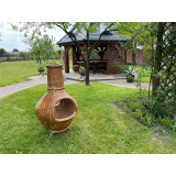 Las Cumbres - garden fireplace from Mexico - 2 holes