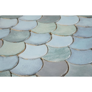 Fish scale - "Norwegian Fjord" tile set from the "Water" series