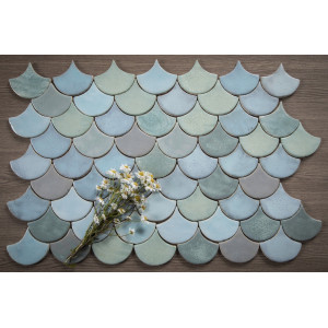 Fish scale - "Norwegian Fjord" tile set from the "Water" series