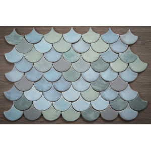 Fish scale - "Norwegian Fjord" tile set from the "Water" series