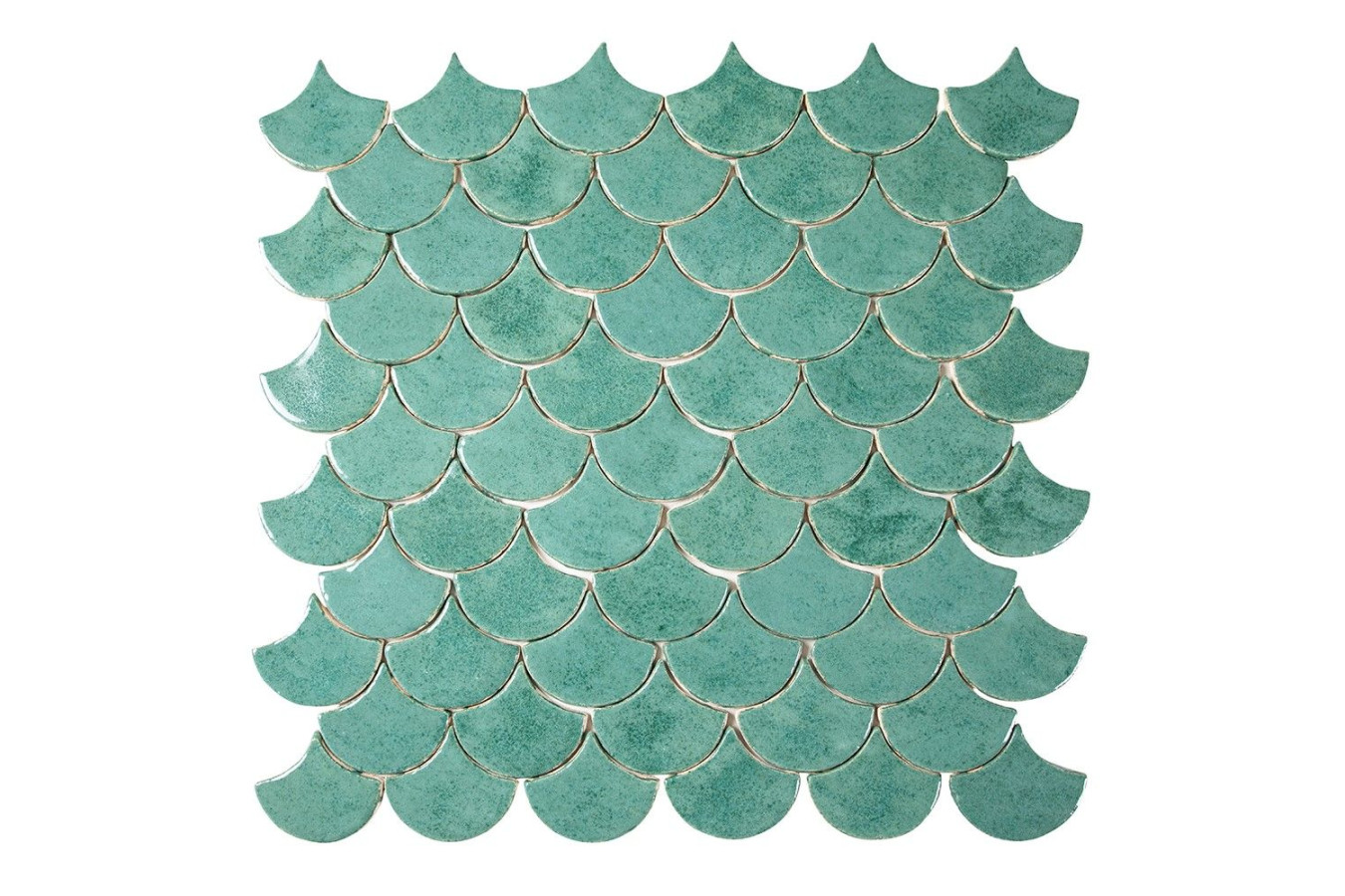 Fish Scale - "Jade Spring" tile set from the "Water" series.