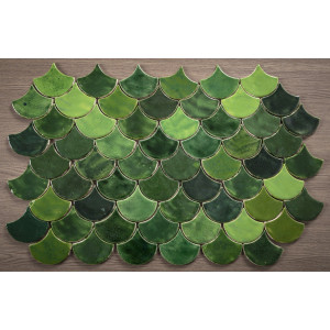 Fish Scale - "Forest Glade" tile set from the "Water" series
