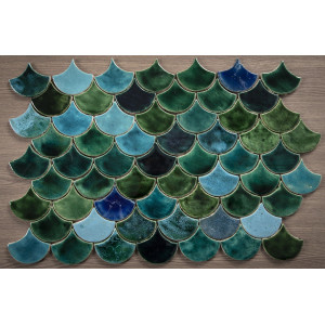 Fish Scale - "Lake in the Valley" tile set from the "Water" series