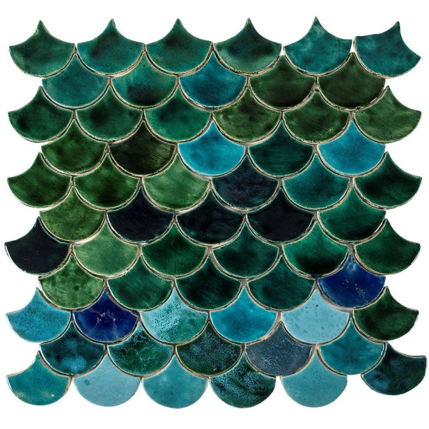Fish Scale - "Lake in the Valley" tile set from the "Water" series