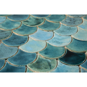 Fish Scale - "Mediterranean Breeze" tile set from the "Water" series